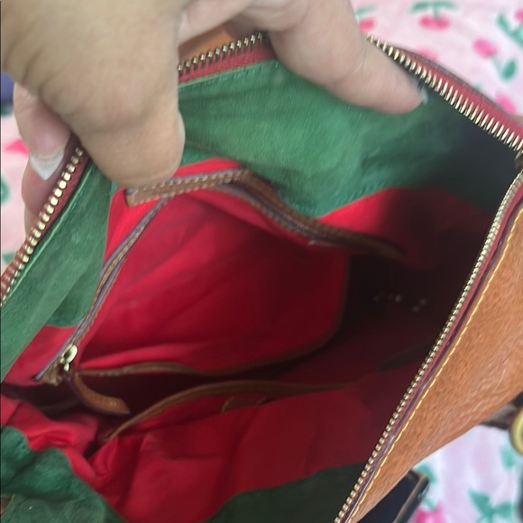 Dooney & Bourke Brown Satchel with Brass Hardware - Picture 7 of 16